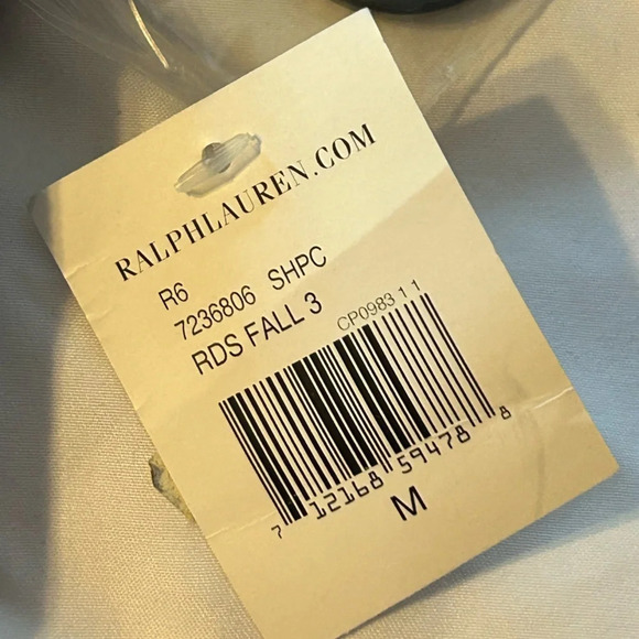 NEW Ralph Lauren Denim & Supply Cotton Double Breasted Peacoat M Navy Cropped - Picture 7 of 8